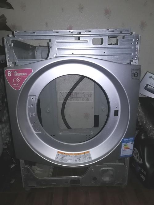 原装lgwda12355dsa12345滚筒洗衣洗衣机机前门板银灰色其他大家电配件